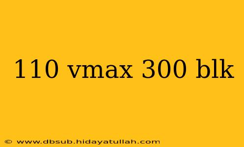 110 vmax 300 blk