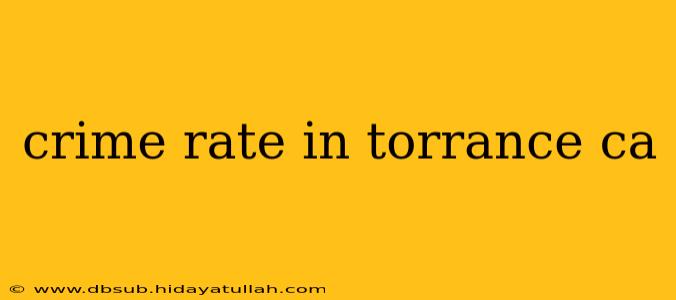 crime rate in torrance ca