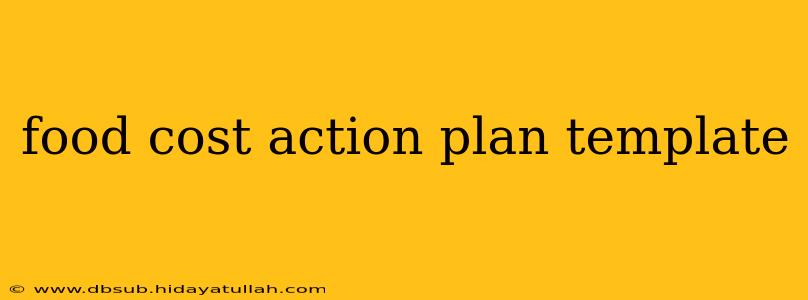 food cost action plan template