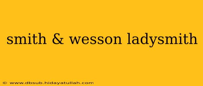 smith & wesson ladysmith