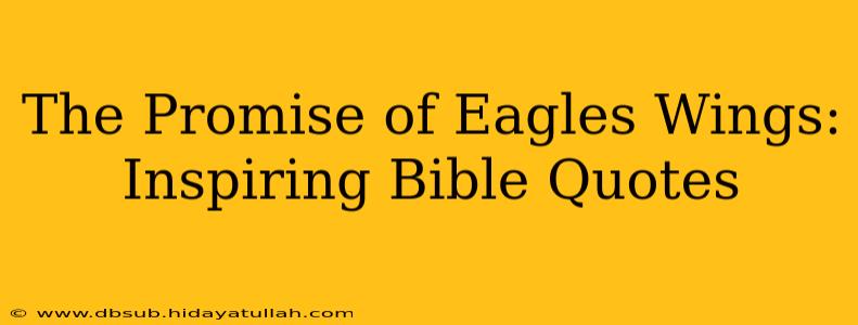 The Promise of Eagles Wings: Inspiring Bible Quotes