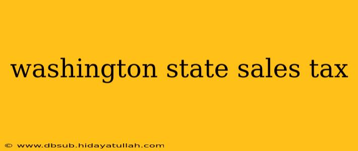 washington state sales tax